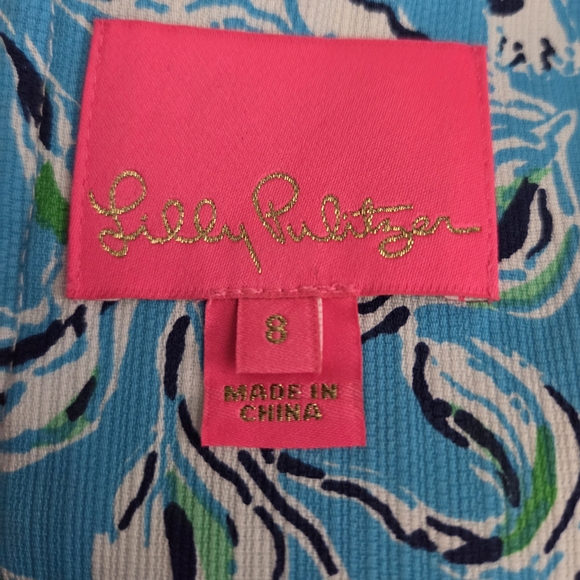 NWOT Lilly Pulitzer Mila Stretch Shift Dress Size 8 - Picture 10 of 11